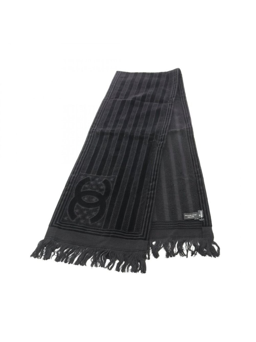 Chanel Scarf CC Logo Pile